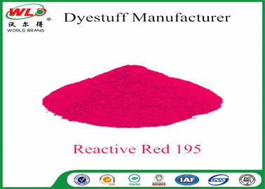 Pure Red Clothes Dye C I Red 195 Reactive Red Wbe Powder Dye For Clothes